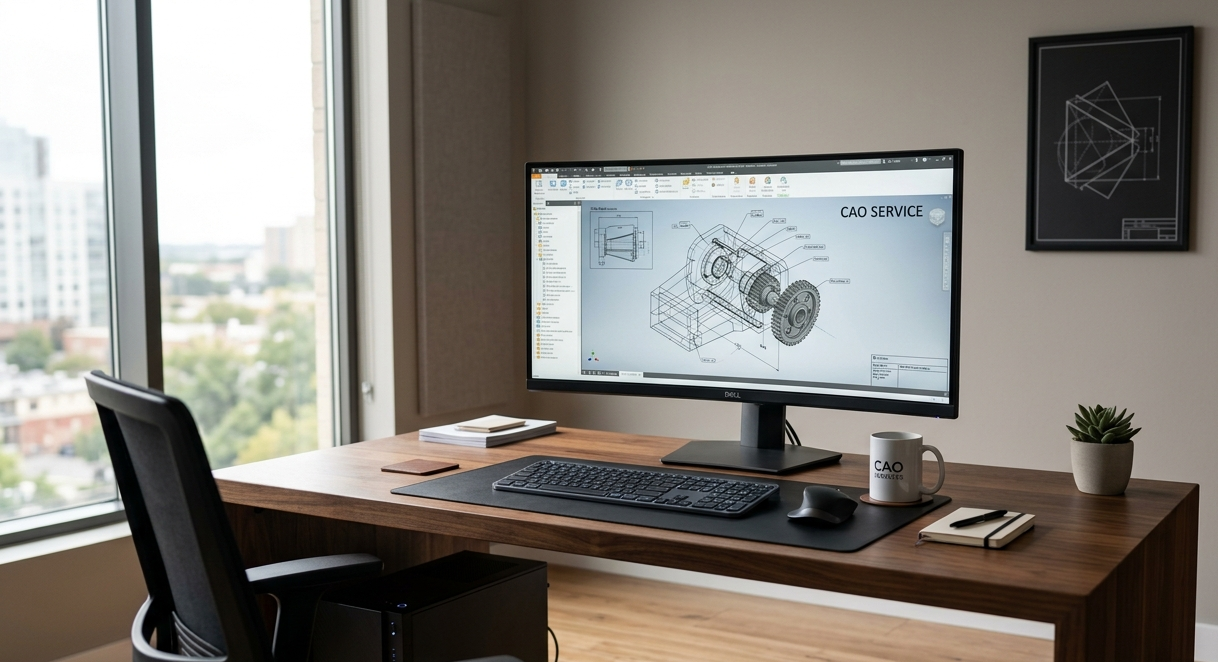 Conception CAO 3D — modélisation industrielle